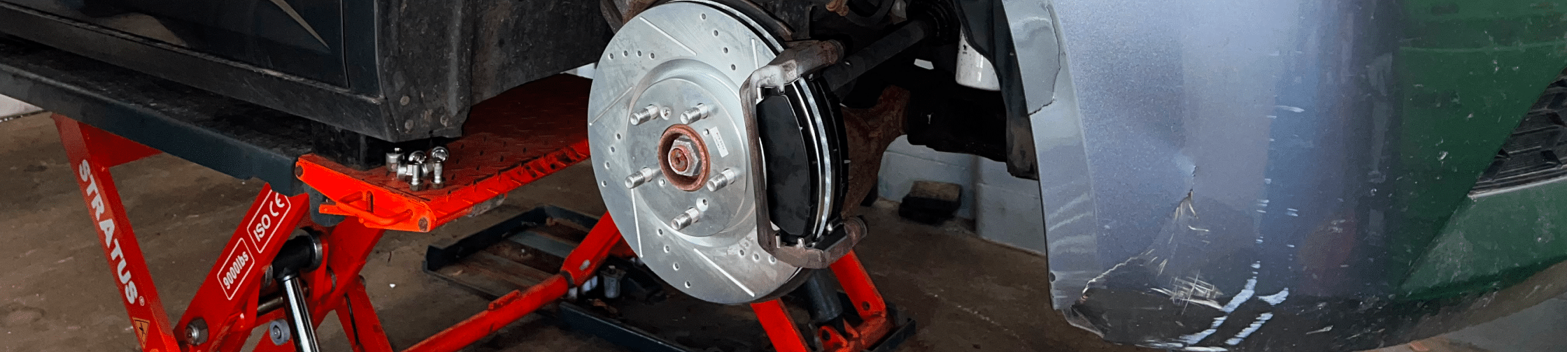 brake repair in Eau Claire, WI, Valley City Automotive. An image of a vehicle's braking system.